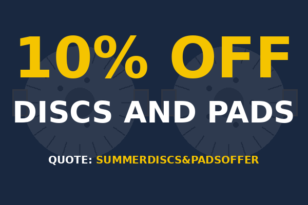 10% Discs and Pads